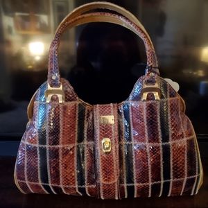 Raffael Vintage Snake Skin Bag